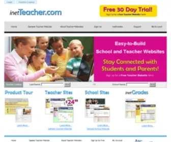 Inetteacher.com(Teacher Websites at inetTeacher.com) Screenshot