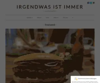 Ineverfinishanyth.de(Irgendwas ist immer) Screenshot