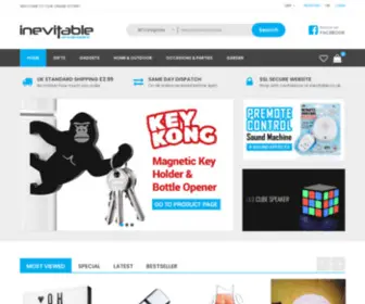 Inevitable.co.uk(Inevitable Gifts and Gadgets) Screenshot