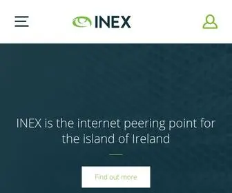 Inex.ie(Internet Neutral Exchange Association) Screenshot