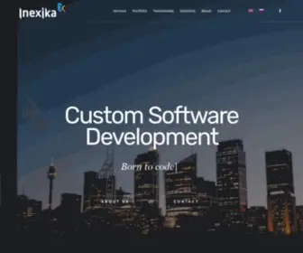 Inexika.com(Custom Software Development Company) Screenshot