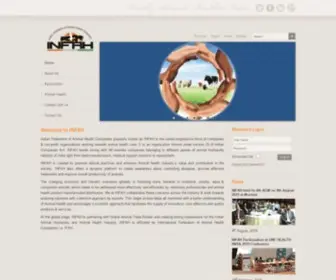 Infah.org(Indian Federation of Animal Health Companies (INFAH)) Screenshot