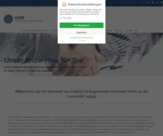 Infai.org(Institut für Angewandte Informatik) Screenshot