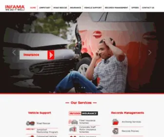 Infama.com(INFAMA Limited) Screenshot