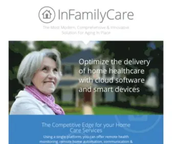 Infamilycare.com(Innovative solutions for aging In place) Screenshot