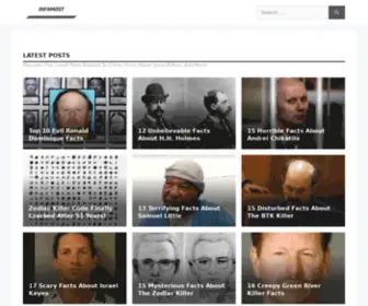 Infamost.com(Crime Blog) Screenshot