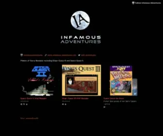 Infamous-Adventures.com(Infamous Adventures) Screenshot