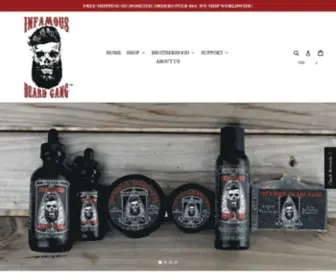 Infamousbeardgang.com(Infamous Beard Gang) Screenshot