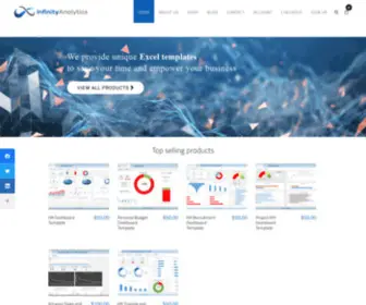 Infanalytics.com(Excel Dashboard Templates) Screenshot