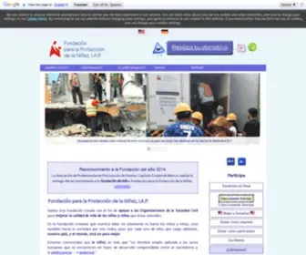 Infanciamexico.org(Fundaci) Screenshot