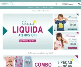 Infantile.com.br(Roupas de bebe e infantil) Screenshot