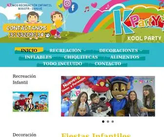 Infantilesfiestas.com(Fiestas Infantiles Bogota) Screenshot