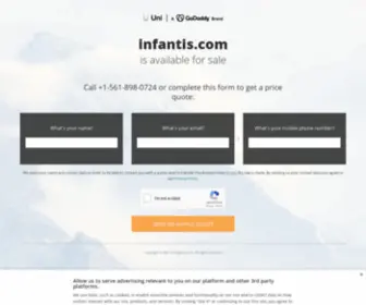 Infantis.com(The Leading Babies Site on the Net) Screenshot