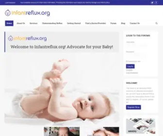 Infantreflux.org(Your complete resource for infant reflux information) Screenshot