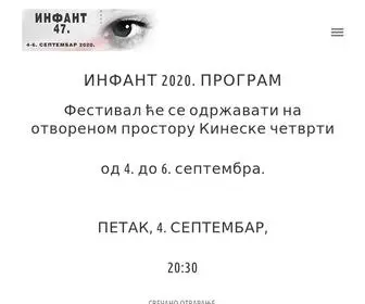 Infant.rs(Интернационални фестивал алтернативног и новог театра) Screenshot
