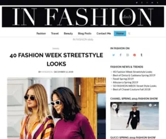 Infashiondaily.com(FASHION & BEAUTY) Screenshot