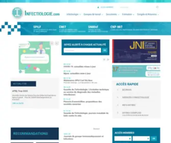 Infectiologie.com(Accueil) Screenshot