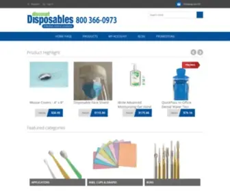 Infectioncontrolproducts.com(Discount Disposables) Screenshot