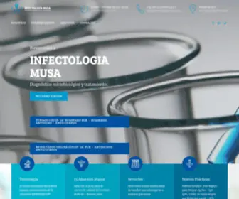 Infectologiamusa.com(Infectología Musa) Screenshot