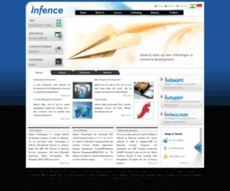 Infence.com(Software Development in India) Screenshot