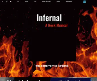 Infernalthemusical.com(Infernal the Musical) Screenshot