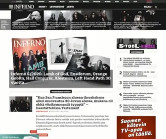 Inferno.fi(Raskaan rockin erikoislehti) Screenshot