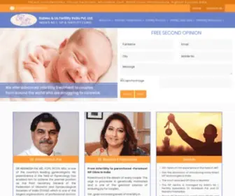 Infertilityindia.com(Infertility India) Screenshot