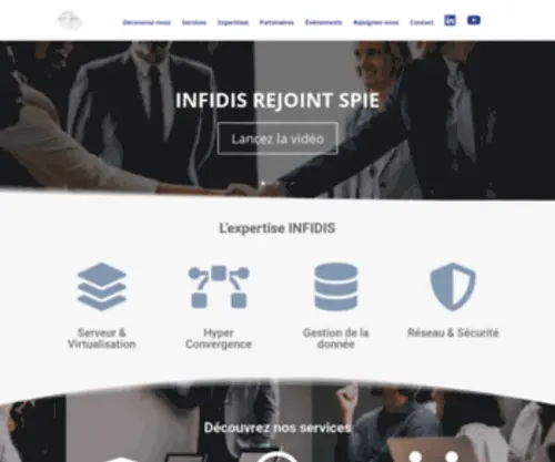 Infidis.com(Intégrateur IT) Screenshot