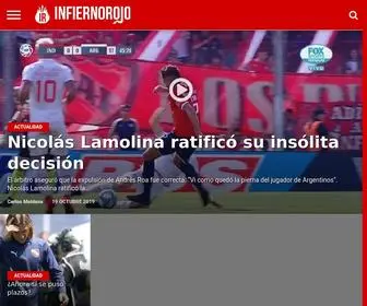 Infiernorojo.com(Todas las noticias de Independiente) Screenshot