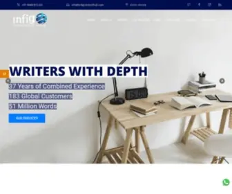 Infigcontenthub.com(Content Writing Company in India) Screenshot