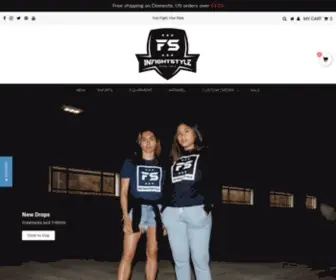Infightstyle.com(InFightStyle Muay Thai) Screenshot