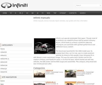 Infiguide.com(Infiniti user guides) Screenshot