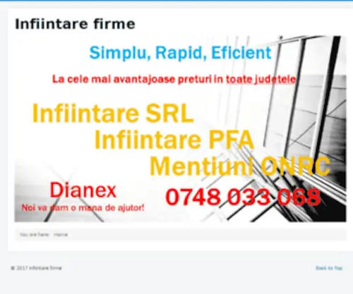 Infiintarefirme-SSM-Prahova-Ploiesti.ro(Infiintare firme) Screenshot