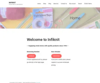 Infiknit.com(Order with confidence) Screenshot