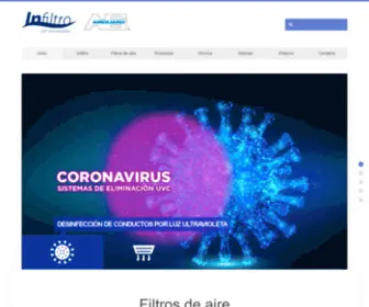 Infiltro.es(Infiltro, filtros de aire) Screenshot