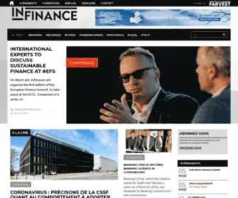 Infinance.lu(Luxembourg Finance Innovation news) Screenshot