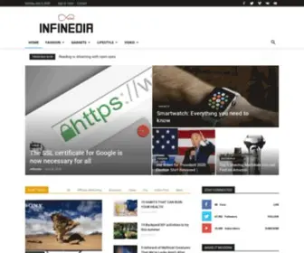 Infinedia.com(The Home of your needs) Screenshot