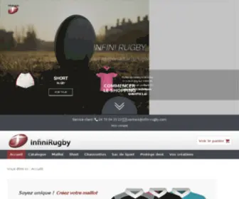 Infini-Rugby.com(Maillot de Rugby Infini) Screenshot