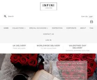 Infinilondon.com(One Year Roses) Screenshot