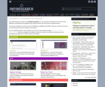 Infinisearch.fr(Portail de communication Infinisearch) Screenshot