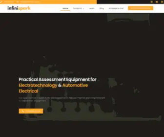 Infinispark.com.au(Infinispark Electrical Training Equipment) Screenshot