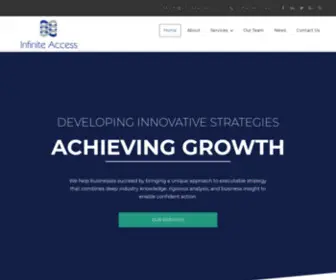 Infiniteaccess.com(Achieving Growth) Screenshot