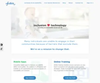 Infiniteach.com(Technology to empower the autism community) Screenshot