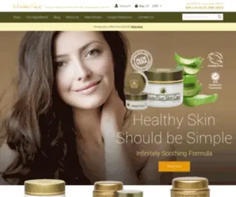 Infinitealoe.com(InfiniteAloe Brand Skin Care Products) Screenshot