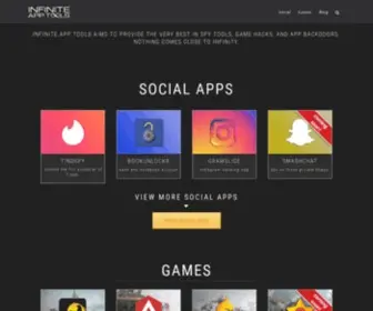 Infiniteapptools.com(One Stop Shop for App & Game Hacks) Screenshot