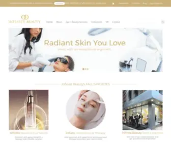 Infinitebeautyusa.com(Radiant Skin You Love) Screenshot