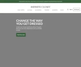 Infinitecloset.co.uk(Infinite Closet) Screenshot