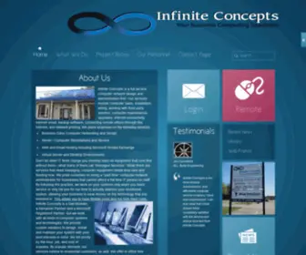 Infiniteco.com(Infinite Concepts) Screenshot