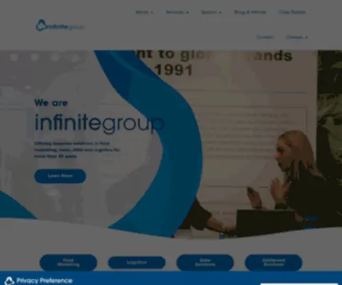 Infinitegroup.co.uk(Infinite Group) Screenshot