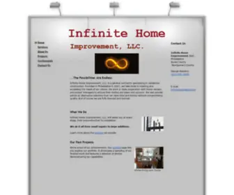 Infinitehomeimprovement.com(Infinite Home Improvement) Screenshot